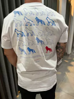 CAMISETA CASUAL MASC MC AZUL BIC - comprar online
