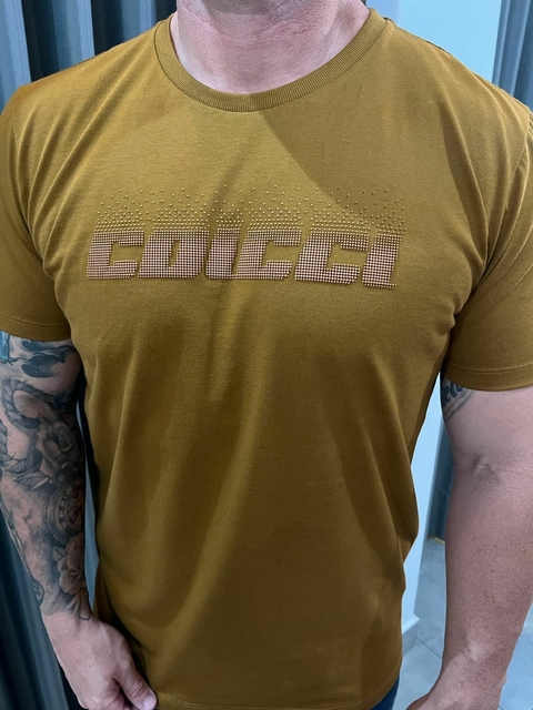 CAMISETA COLCCI P MARROM GOLDBIT - comprar online