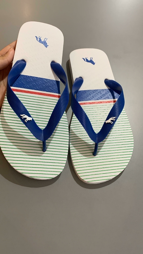 CHINELO MASC FLIP FLOP BRANCO 37 - comprar online