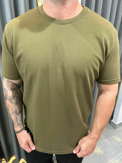 CAMISETA TEXTURA OVERSIZED KAKI P - comprar online