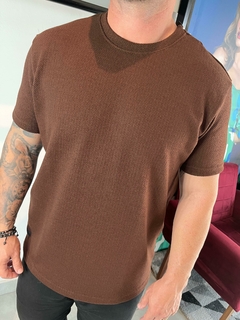 CAMISETA TEXTURA COMFORT KAKI GG na internet