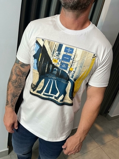 CAMISETA CASUAL MASC MC BRANCO - comprar online