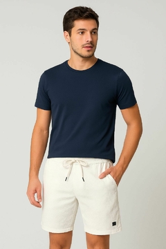 BERMUDA CASUAL LINHO MASC PRETO - Rouparia Conceito