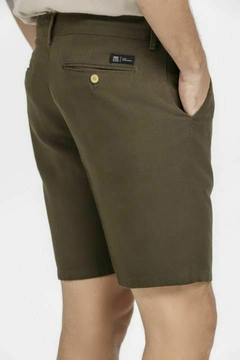 BERMUDA LINHO OVERSHIRT MARINHO 38