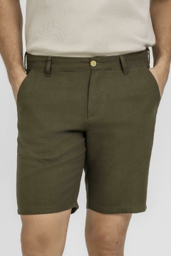 Imagem do BERMUDA LINHO OVERSHIRT MARINHO 38