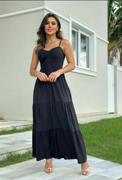 VESTIDO FEM ROUPARIA LONGO - comprar online