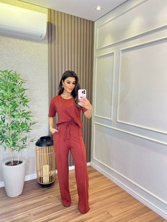 CONJUNTO FEM ROUPARIA TERRACOTA - comprar online