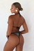 Top Cortininha e Tanga Lacinho Prata