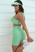 Conjunto Fitness Top Luiza Short Básico Compressão Hortelã - comprar online