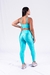 Conjunto Fitness Top Básico e Calça Básica Zig Zag Azul Céu - comprar online