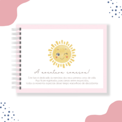 Livro do bebê - Monograma coelhinha - comprar online