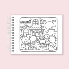 Livro de colorir - Spooky Corner na internet