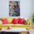 Moça com Brinco de Pérola Bandeira decorativa na internet
