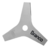 LÃMINA PARA CORTADOR DE GRAMA 3 PONTAS 2MM BRANCO - comprar online