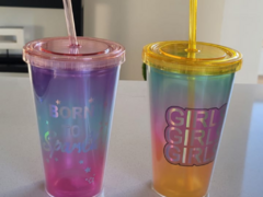 Imagen de VASO ACRILICO CON SORBETE