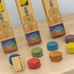 SAHUMERIO PASTILLA 7 CHAKRAS - comprar online