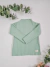 Polera wide menta