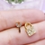 Aros pasantes llave y candado strass - comprar online