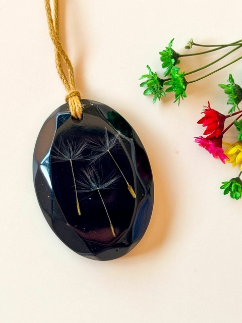 Colar dente-de-leão (Oval diamante) - comprar online