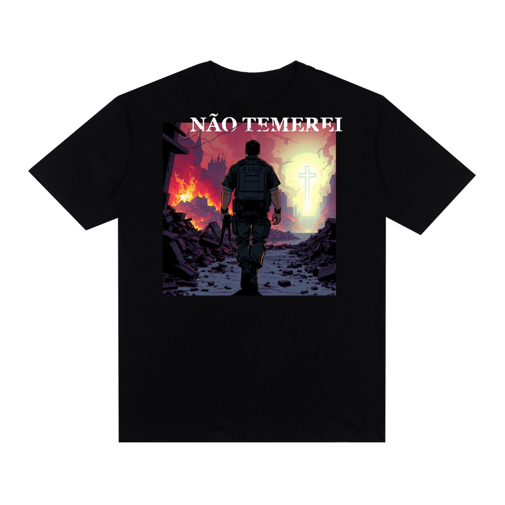 Camiseta Não temerei