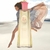 Frasco do perfume Isa Paris De Jacques Saint Pres Eau De Parfum Feminino de 50ml com uma mulher em movimento ao fundo.