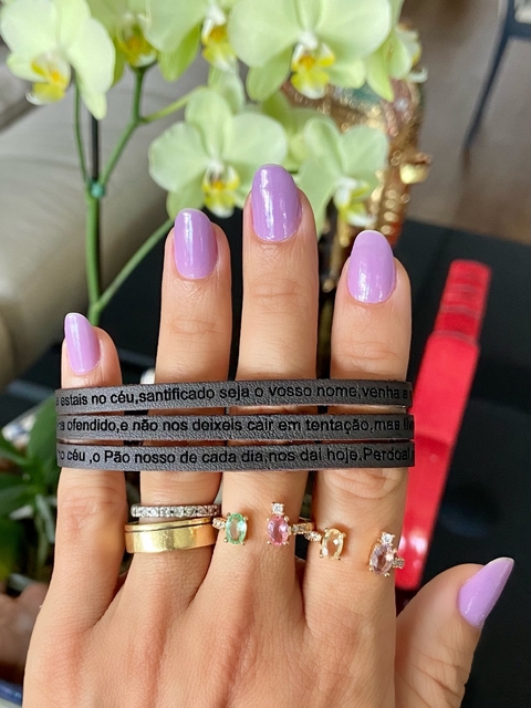 Pulseira Fé Pai Nosso masculina