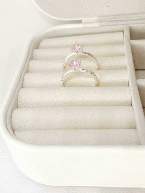 ANEL SOLITÁRIO ROSA - comprar online