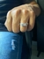 ANEL MASCULINO RETANGULAR LISO