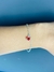 PULSEIRA CORAÇAO ZIRCÔNIA VERMELHA