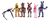 Set Muñecos Figuras Five Nights At Freddy X6 Fnaf