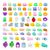 10 Squishy Animals Toys Blandos Random Kawaii Souvenir en internet