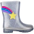 Galocha Infantil Leve Menina Glitter Brilho Charmosinha Chic