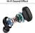 Imagem do Fones de ouvido intra-auriculares sem fio BT 5.0 Fones de ouvido esportivos leves para iOS/Android Som estéreo Hi-Fi, preto