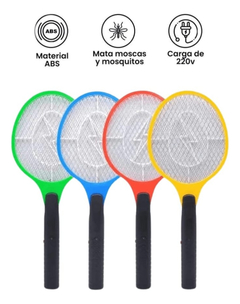 Paleta Raqueta Eléctrica Recargable Usb Mata Mosquitos Mosca en internet