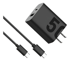 Cargador 50w Para Motorola Carga Rápida Puerto Tipo C Tipo A