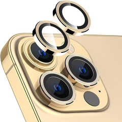 Protector Cámara Dorado Para iPhone Varios Modelos