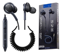 Auriculares Deportivos Cable Largo Espiral