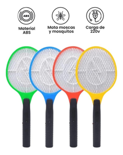 Paleta Raqueta Eléctrica Recargable Usb Mata Mosquitos Mosca en internet