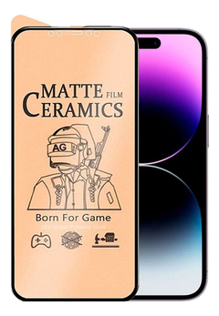 Vidrio Templado Cerámico Mate 9d Full Para iPhone