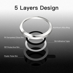 Protector Cámara Plateado Para iPhone Varios Modelos en internet
