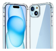 Funda Transparente Para iPhone 16 Reforzada Space en internet