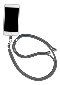 Correa Para Celular Cordon Gris Ajustable Resistente - comprar online