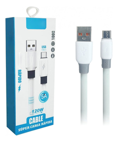 Cable Tipo C Usb 5a 120w Carga Rápida Ultra Resistente Grues - comprar online