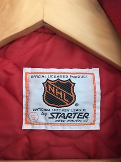 Chaqueta Bomber Starter New Jersey Devils - Cremita Americana