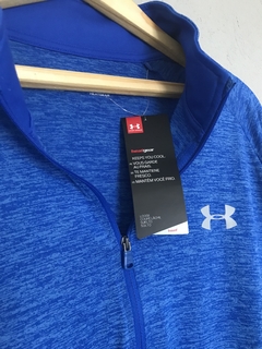 Remera Manga Larga Under Armour - Cremita Americana