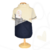 Camisa Bege com Listra Azul para Pets