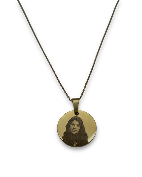 Grabado placa redonda grande - comprar en línea