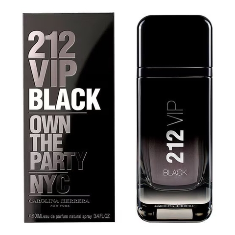 212 VIP BLACK MASCULINO CAROLINA HERRERA EAU DE PARFUM