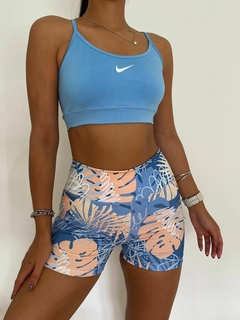 Calza sublimada celeste