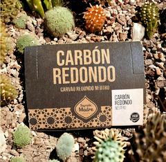 CARBÓN DEFUMADOR ECO-ARTESANAL NEUTRO PARA QUEMA DE HIERBAS O RESINAS.